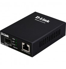 Медиаконвертер D-Link DMC-G10SC/A1A, Media Converter with 1 100/1000Base-T port and 1 1000Base-LX port.     Up to 10km, single-mode Fiber, SC connector, Jumbo frame, Transmitting and Receiving wavelength: 1310nm.                                      