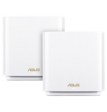 Маршрутизатор ASUS XT8 (B-2-PK) // роутер, из 2 точек доступа, 802.11b/g/n/ac/ax, до 574 + 4804Мбит/c, 2,4 + 5 гГц, белый ; 90IG0590-MO3G60                                                                                                               