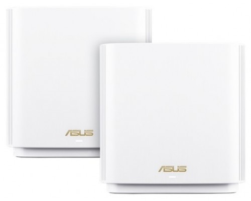 Маршрутизатор ASUS XT8 (B-2-PK) // роутер, из 2 точек доступа, 802.11b/g/n/ac/ax, до 574 + 4804Мбит/c, 2,4 + 5 гГц, белый ; 90IG0590-MO3G60