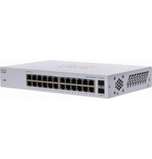 Коммутатор Cisco  CBS110 Unmanaged 24-port GE, 2x1G SFP Shared (repl. for  SF112-24-EU,  SG110-24-EU, SG112-24-EU)                                                                                                                                        