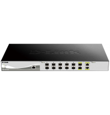 Коммутатор D-Link DXS-1210-12SC/A3A, PROJ L2+ Smart Switch with 10 10GBase-X SFP+ ports and 2 10GBase-T/SFP+ combo-ports.16K Mac address, 240Gbps switching capacity, 802.3x Flow Control, 802.3ad Link Aggregatio                                        