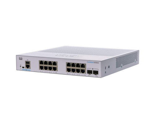 Коммутатор CBS250 Smart 16-port GE, 2x1G SFP (repl. for  SG250-18-K9-EU)