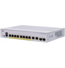 Коммутатор CBS250 Smart 8-port GE, Ext PS, 2x1G Combo                                                                                                                                                                                                     