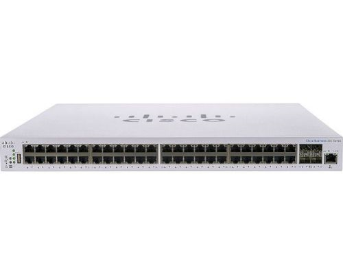 Коммутатор CBS250 Smart 48-port GE, 4x10G SFP+ (repl. for  SG250X-48-K9-EU)