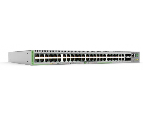 Коммутатор L3 Stackable Switch, 40x 10/100/1000-T PoE+ , 8x 100M/1G/2.5G/5G-T PoE+, 4x SFP+ Ports and a single fixed PSU, EU Power Cord