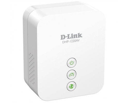 Маршрутизатор D-Link DHP-1220AV/A1A, Powerline AV Wireless N150 Router.PLC interface compatible with IEEE 1901 and HomePlug AV specification up to 200 Mbps, 1 х 10/100 Base-TX WAN port, 1 х 10/100 Base-TX WAN port