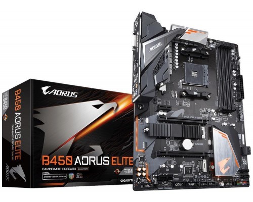 Материнская плата AMD B450 SAM4 ATX B450 AORUS ELITE 1.1 GIGABYTE