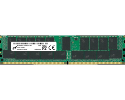 Модуль памяти MICRON DDR4 64Гб RDIMM 3200 МГц Множитель частоты шины 22 1.2 В Организация чипов 8192Mx72 MTA36ASF8G72PZ-3G2B2