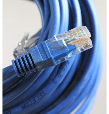 Кабель PATCH CAT5E UTP 10M BLUE NA102-L-10M TELECOM                                                                                                                                                                                                       