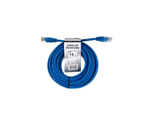 Кабель PATCH CAT5E UTP 10M BLUE NA102-L-10M TELECOM