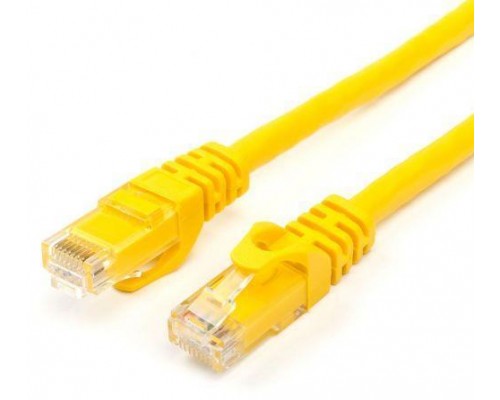 Кабель PATCH CAT5E UTP 3M YELLOW AT2154 ATCOM