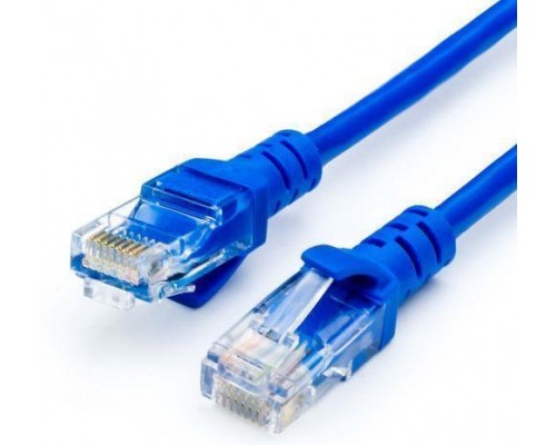 Кабель PATCH CAT5E UTP 7.5M BLUE AT9164 ATCOM