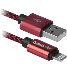 Кабель LIGHTNING TO USB2 1M RED ACH01-03T 87807 DEFENDER                                                                                                                                                                                                  