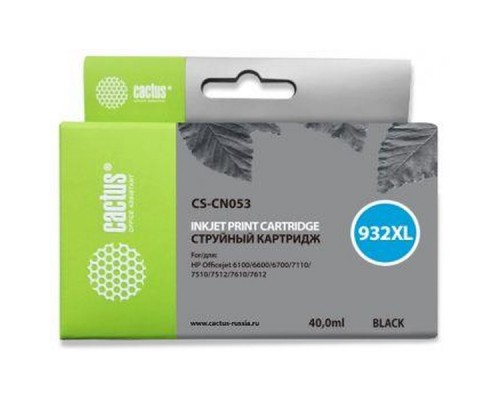 Картридж BLACK NO.932 40ML CS-CN053 CACTUS