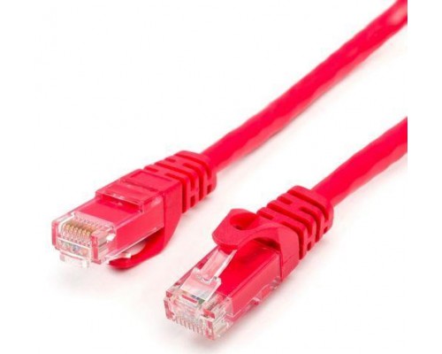 Кабель PATCH CAT6 UTP 3M RED AT9216 ATCOM