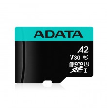 Карта памяти MICRO SDXC 256GB W/AD. AUSDX256GUI3V30SA2-RA1 ADATA                                                                                                                                                                                          