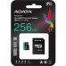 Карта памяти MICRO SDXC 256GB W/AD. AUSDX256GUI3V30SA2-RA1 ADATA