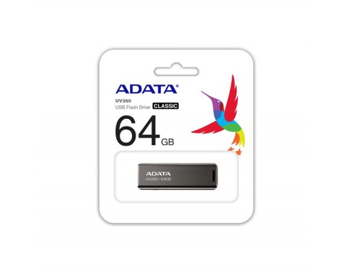 Флэш-накопитель USB2 64GB AUV260-64G-RBK ADATA