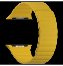 Кожаный ремешок для Apple Watch 38/40 mm LYAMBDA POLLUX DSP-24-40-YL Yellow                                                                                                                                                                               