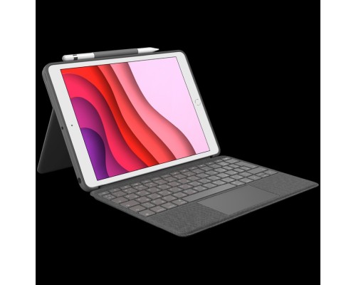 Клавиатура-чехол Combo Touch for iPad Pro 12.9-inch (5th generation) - GREY - RUS - INTNL