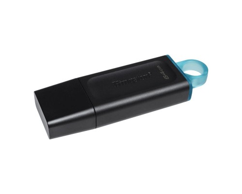 Флешка KINGSTON 64GB USB3.2 Gen 1 DataTraveler Exodia (Black + Teal)