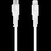 Кабель CANYON MFI-4 Type C Cable To MFI Lightning for Apple, PVC Mouling,Function: with full feature( data transmission and PD charging) Output:5V/2.4A, OD:3.5mm, cable length 1.2m, 0.026kg,Color:White