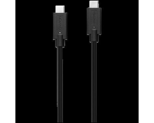 Кабель CANYON UC-9 Type C USB3.1 standard cable, PD3.0 100W, with full feature(video, audio, data transmission and PD charging), OD 4.8mm, cable length 1m, Black, 13*9*1000mm, 0.043kg