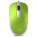 Мышь Genius DX-120 (USB, оптическая, разрешение сенсора 1000 DPI, 3 кнопки, Длина кабеля 1.5м) Цвет зелёный.