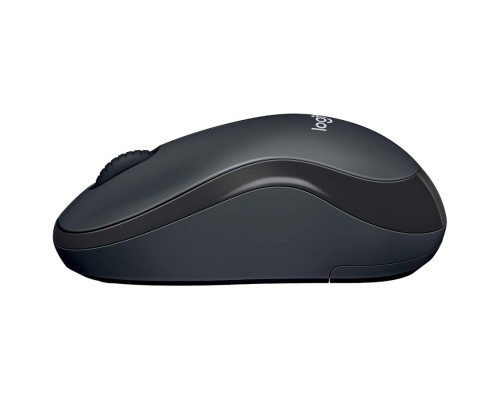 Мышь LOGITECH M221 SILENT - CHARCOAL(GLOSSY BAND) ONL - 2.4GHZ - EMEA - CLOSED BOX