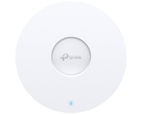 Точка доступа TP-Link EAP610 AX1800 Wireless Dual Band Ceiling Mount Access Point, 574Mbps (2.4 GHz) + 1201 Mbps (5 GHz), 1 x G RJ45 port, 802.3at POE and 12V DC, 4Internal Antennas, MU-MIMO, Seamless Roaming, Band Steering, Beamforming, Load Balanc