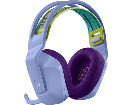 Гарнитура LOGITECH G733 LIGHTSPEED Headset - LILAC - 2.4GHZ - EMEA