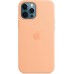 Чехол Apple MagSafe, силикон, для iPhone 12 Pro Max Silicone Case with MagSafe - Cantaloupe