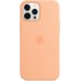 Чехол Apple MagSafe, силикон, для iPhone 12 Pro Max Silicone Case with MagSafe - Cantaloupe