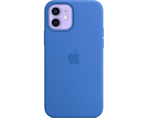 Чехол Apple MagSafe для iPhone 12/12 Pro, силикон, iPhone 12 | 12 Pro Silicone Case with MagSafe - Capri Blue