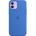 Чехол Apple MagSafe для iPhone 12/12 Pro, силикон, iPhone 12 | 12 Pro Silicone Case with MagSafe - Capri Blue