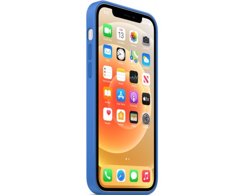 Чехол Apple MagSafe для iPhone 12/12 Pro, силикон, iPhone 12 | 12 Pro Silicone Case with MagSafe - Capri Blue