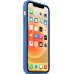 Чехол Apple MagSafe для iPhone 12/12 Pro, силикон, iPhone 12 | 12 Pro Silicone Case with MagSafe - Capri Blue