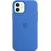 Чехол Apple MagSafe для iPhone 12/12 Pro, силикон, iPhone 12 | 12 Pro Silicone Case with MagSafe - Capri Blue