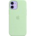 Чехол Apple MagSafe, силикон, для iPhone 12 mini Silicone Case with MagSafe - Pistachio