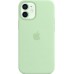 Чехол Apple MagSafe, силикон, для iPhone 12 mini Silicone Case with MagSafe - Pistachio