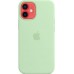 Чехол Apple MagSafe, силикон, для iPhone 12 mini Silicone Case with MagSafe - Pistachio