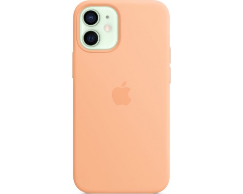 Чехол Apple MagSafe, силикон, для iPhone 12 mini Silicone Case with MagSafe - Cantaloupe