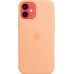 Чехол Apple MagSafe, силикон, для iPhone 12 mini Silicone Case with MagSafe - Cantaloupe