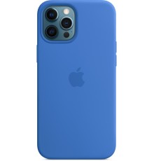 Чехол Apple MagSafe, силикон, для iPhone 12 Pro Max Silicone Case with MagSafe - Capri Blue                                                                                                                                                               