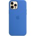 Чехол Apple MagSafe, силикон, для iPhone 12 Pro Max Silicone Case with MagSafe - Capri Blue