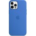 Чехол Apple MagSafe, силикон, для iPhone 12 Pro Max Silicone Case with MagSafe - Capri Blue