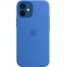 Чехол Apple MagSafe, силикон, для iPhone 12 mini Silicone Case with MagSafe - Capri Blue