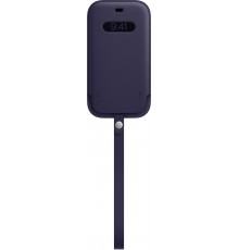 Чехол-конверт Apple MagSafe для iPhone 12/12 Pro, кожа, тёмно-фиолетовый                                                                                                                                                                                  