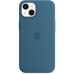 Чехол Apple MagSafe, силикон, для iPhone 13 Silicone Case with MagSafe – Blue Jay