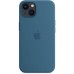 Чехол Apple MagSafe, силикон, для iPhone 13 Silicone Case with MagSafe – Blue Jay